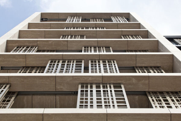 Alterações na fachada do prédio